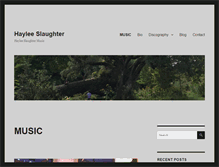 Tablet Screenshot of hayleeslaughter.com
